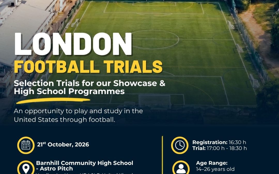 London Football Trial Event – 21 October 2026 | SIS Scholarships