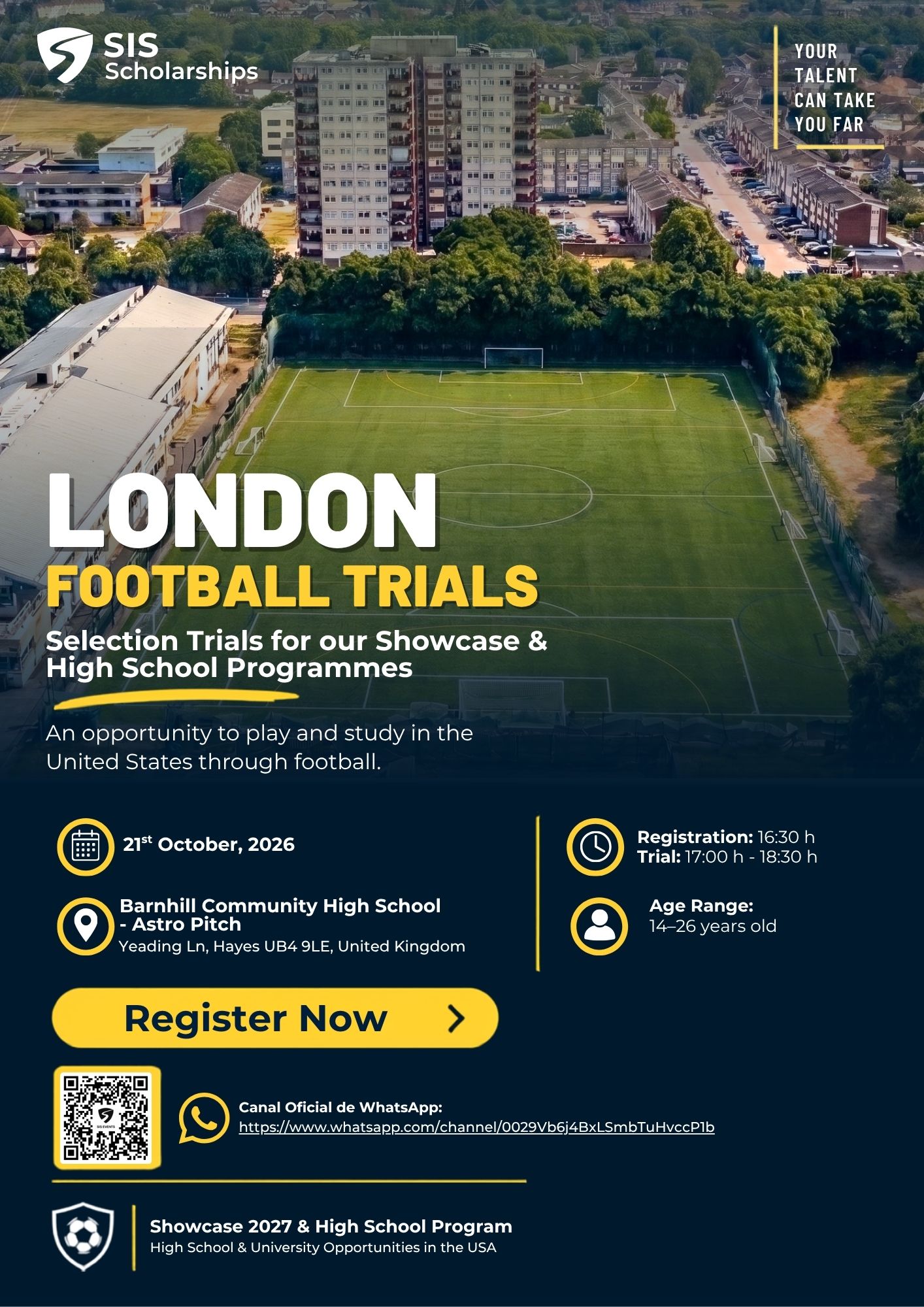 London Football Trial – 21 october 26